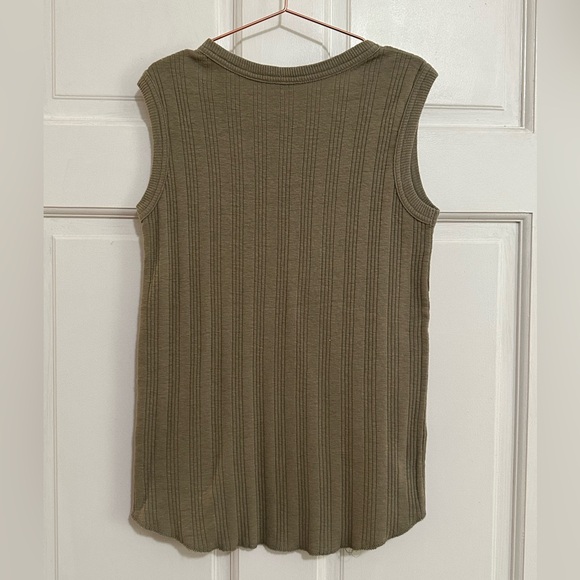 {MOUN TEN} Vintage Rib Tank Top Slub Rib - Kid’s Sz L - Picture 6 of 12
